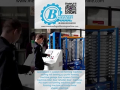 水力鉄のゴロゴロ屋根シートクリッピングマシン 金属屋根ロール形成マシン