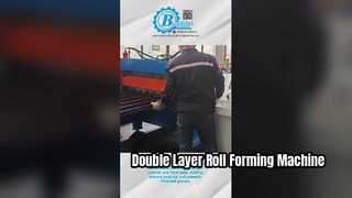 あなたのために13-28ステーション二層ロール成形機原料幅1000mmを導入します