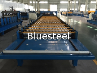 380V/50HZ/3Phased Roof Panel Roll Forming Machine for Products 製品用 屋根パネルをロール形にする機械