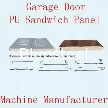 産業用ガレージドアロールロール形状機械 鋼アルミ